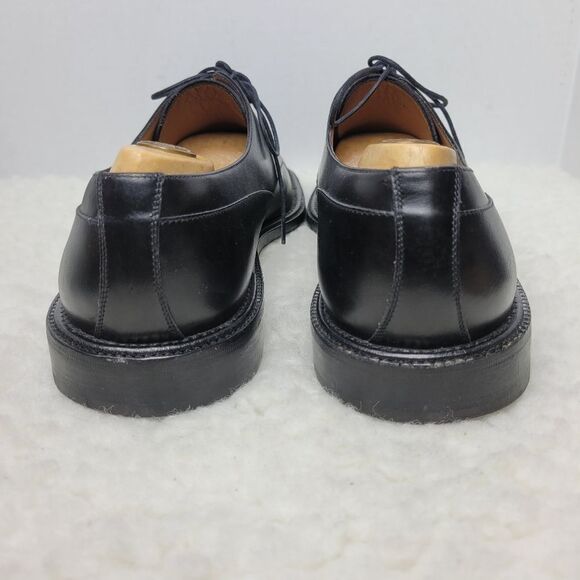 Salvatore Ferragamo 'posillipo' Mens Size 11  D Black Leather Cap Toe Oxfords - Picture 4 of 15